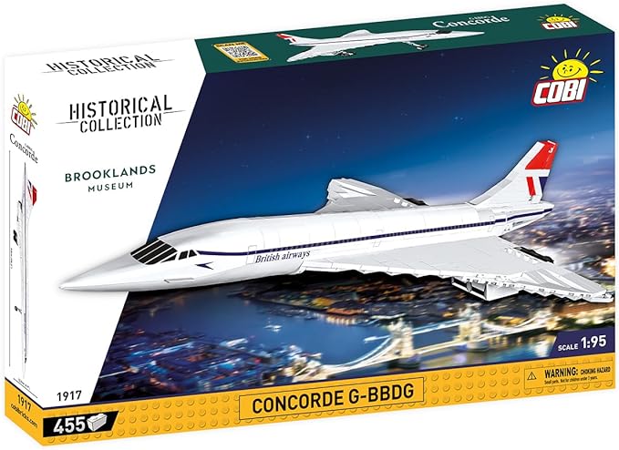 COBI TOYS #1917 Brooklands Museum G-BBDG Concorde Turbojet Plane NEW!