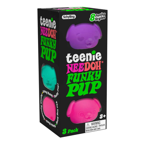 NeeDoh Teenie Funky Pups! Brand New! In Stock!! Assorted Colors!