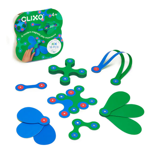 CLIXO ITSY PACK - Green and Blue - Brand New!