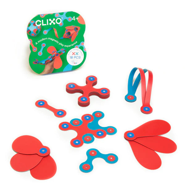 CLIXO ITSY PACK - Flamingo and Turquoise - Brand New!