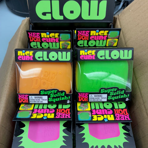 NEE-DOH Nice Cube GLOW NEW Squishy!