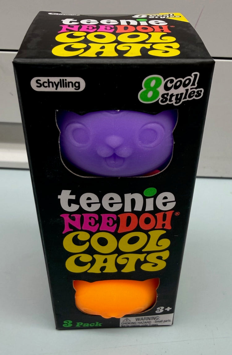 NEE-DOH CCND Teenie Cool Cats Squishy NEW!