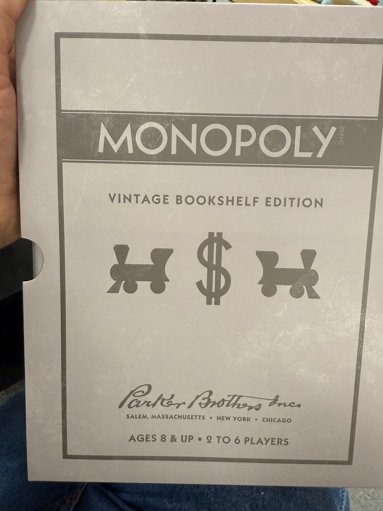 Monopoly Vintage Bookshelf Edition - Brand New!
