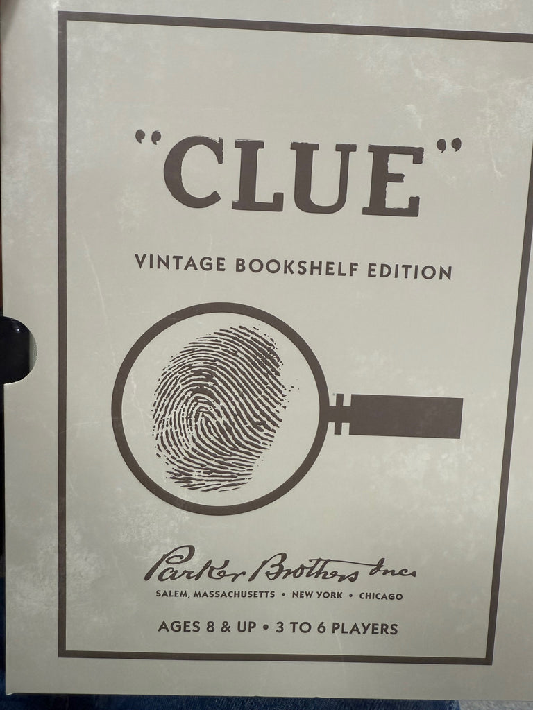 Clue Vintage Bookshelf Edition - Brand New!