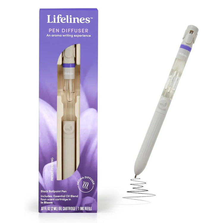 Lifelines Pen Diffuser with Essential Oil Blend - In Bloom #11-2501 - Brand New!