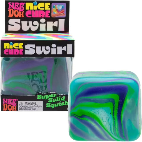 NeeDoh Nice Cube Swirl - Brand New! In Stock! Assorted Colors!