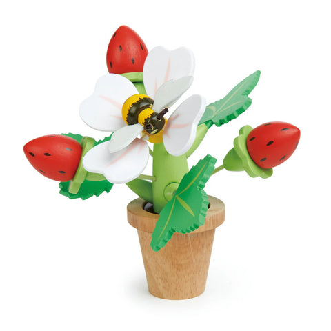 Tender Leaf #TL8356 Strawberry Flower Pot - Brand New!