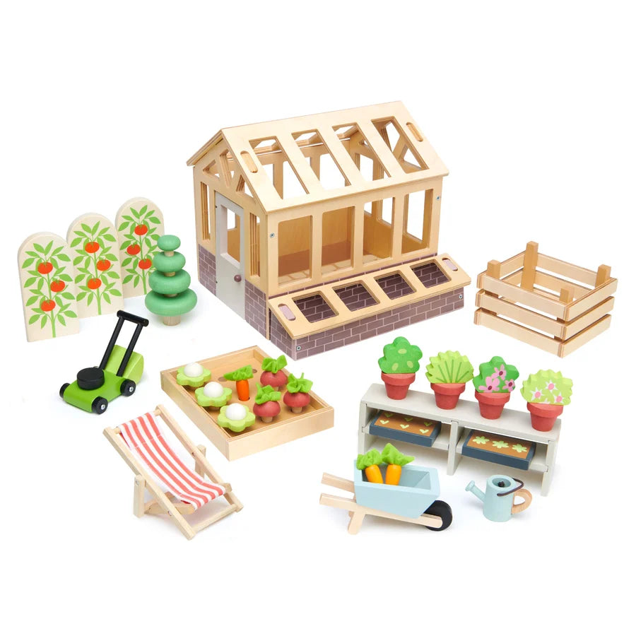 Tender Leaf #TL8371 Greenhouse and Garden Set - Brand New!