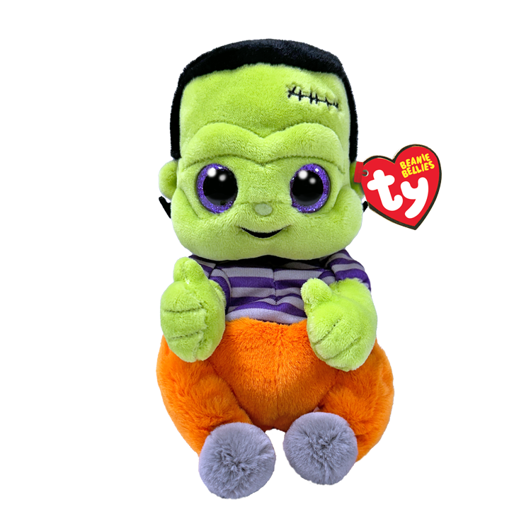 TY Halloween Beanie Bellies - Victor the Green Monster - Brand New!