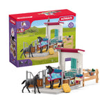 Schleich #42611  Horse Box with Mare and Foal Playset - Brand New!