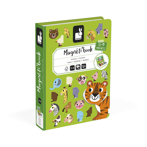 Janod Magnetibook - Animals - Magnetic Game