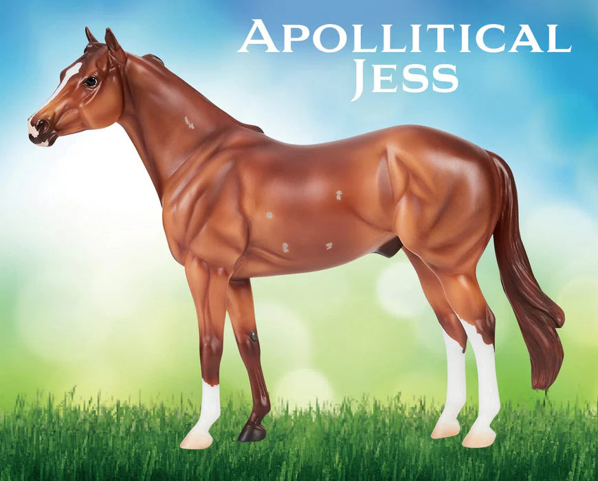 Breyer Traditional #10718 Apollitical Jess | American Quarter Horse Sprinter - Brand New!