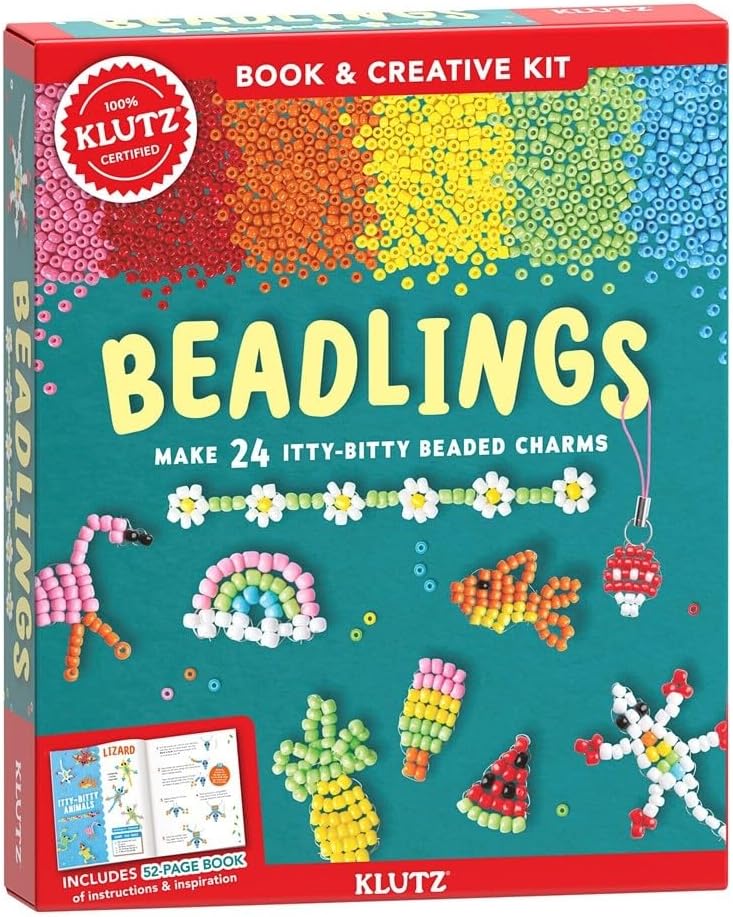 Beadlings Beaded Charms Book and Activity Kit by Klutz