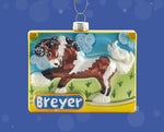 Breyer Holiday #10327 Pinto Vanner Blown Glass Ornament - 2025 Limited Edition - Brand New!