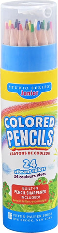 Peter Pauper Press Studio Series Junior Colored Pencils 24ct - Brand New!