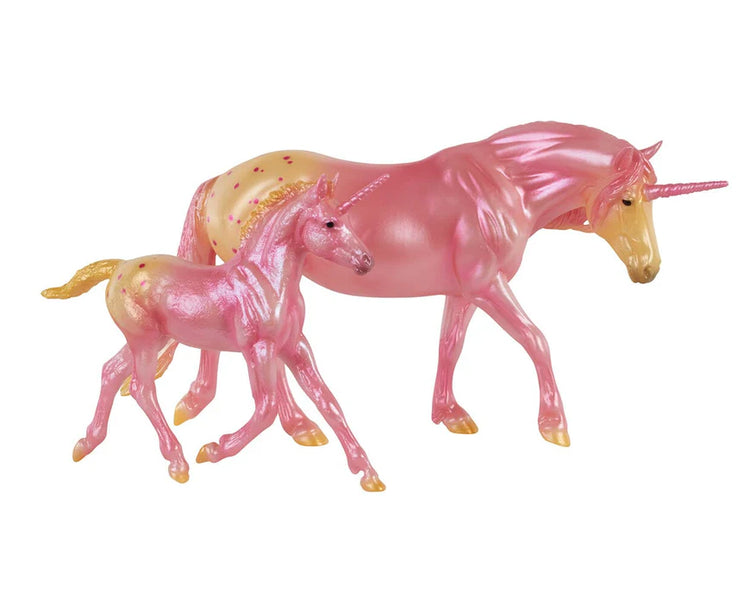 Breyer Freedom Series #10613 Candy Delights Unicorn and Foal Set - Brand New!