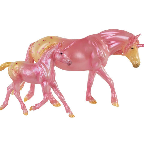 Breyer Freedom Series #10613 Candy Delights Unicorn and Foal Set - Brand New!