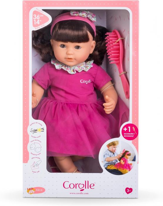 Corolle #130390 Alice Bebe Doll - Brand New!