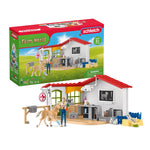 Schleich #42502 Veterinary Practice with Pets Farm Figurine Toys Play Set - Brand New!