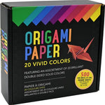 Peter Pauper Press Origami Paper 20 Vivid Colors - Brand New!
