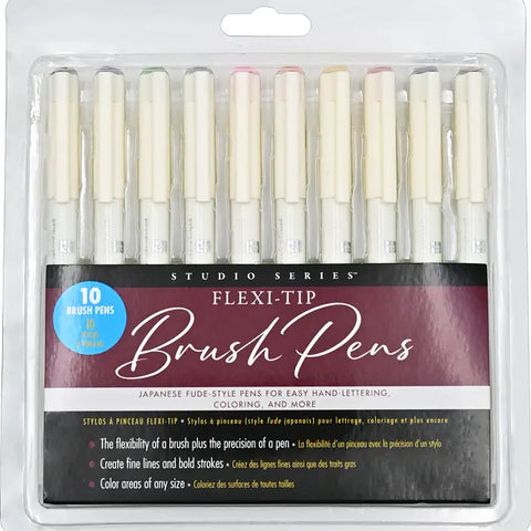 Peter Pauper Press Studio Series Flexi-Tip Brush Pens - Brand New!