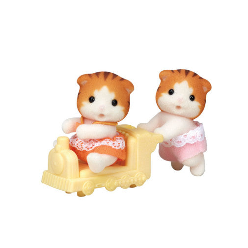 Calico Critters #CC2148 Maple Cat Twins - Brand New!