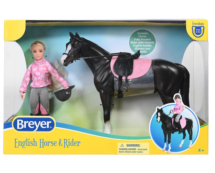 Breyer Freedom Series #61156 English Horse Logan and Rider Lauren