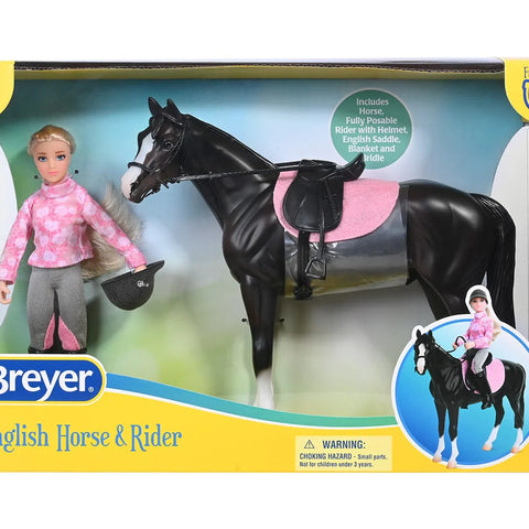 Breyer Freedom Series #61156 English Horse Logan and Rider Lauren