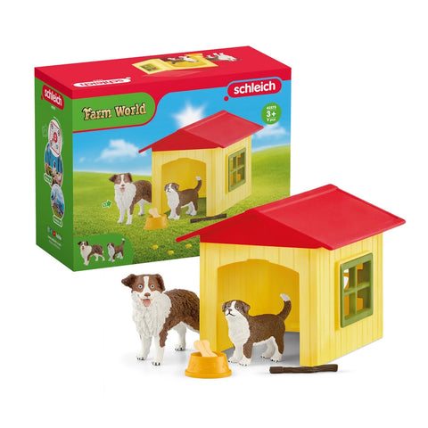 Schleich #42573 Friendly Dog House Playset - Brand New!