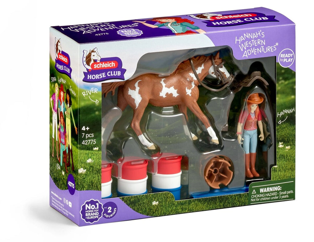 Schleich #42775 Hannah's Western Adventure Animal Toy Figurine - Brand New!