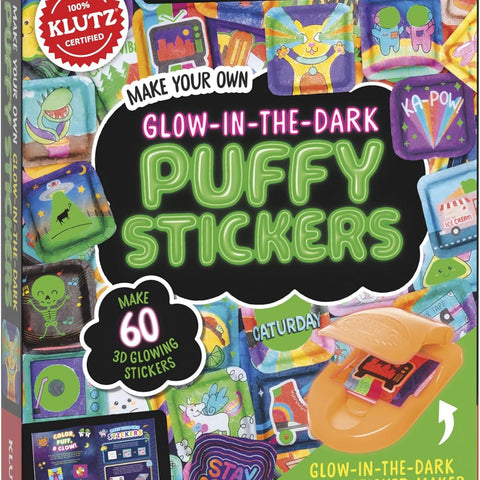 Make Your Own Puffy Glow in the Dark Stickers by Klutz