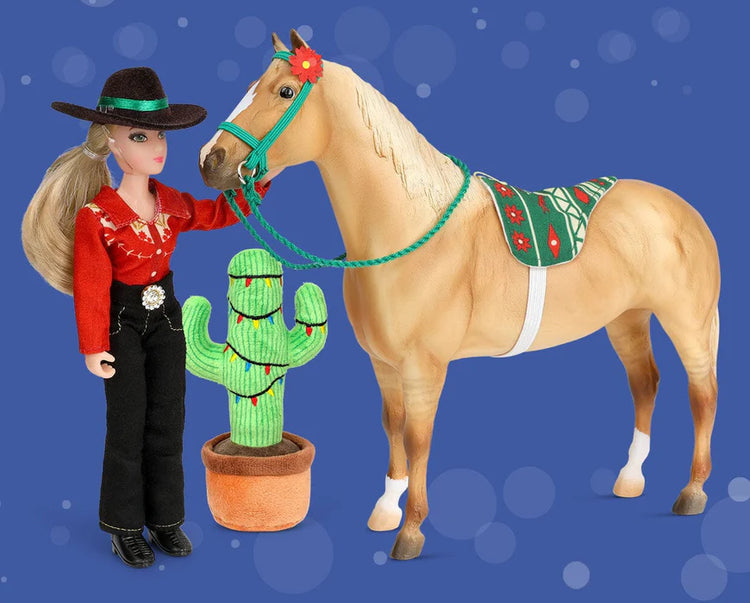 Breyer Holiday Horse #10368 Holiday Trail Ride 2025 Playset - Brand New!