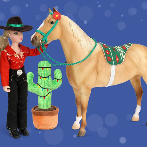 Breyer Holiday Horse #10368 Holiday Trail Ride 2025 Playset - Brand New!