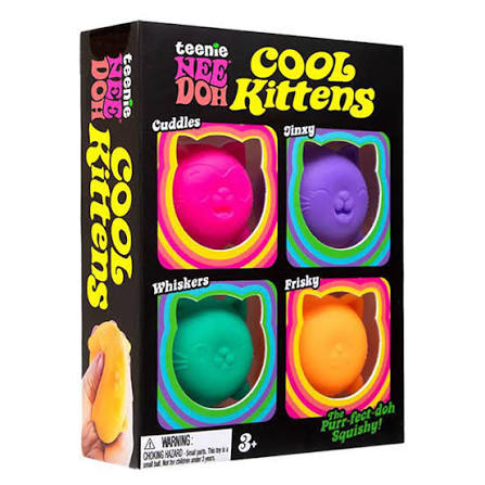 Teenie NeeDoh Cool Kittens - The Purr-fect-doh Squishy! Brand New!