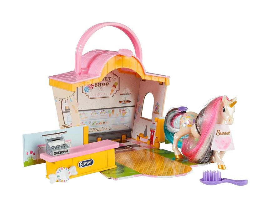 Breyer Lil' Beauties #10425 Sweet Shop Playset - Brand New!