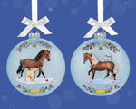 Breyer Holiday #10317 Morgan & Friends - 2025 Artist Signature Ornament - Brand New!