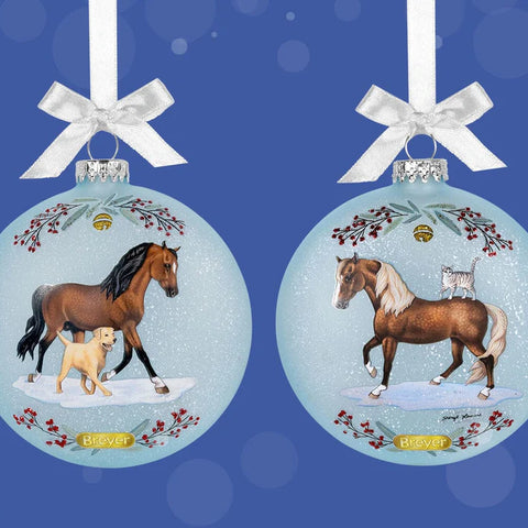 Breyer Holiday #10317 Morgan & Friends - 2025 Artist Signature Ornament - Brand New!