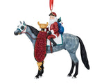 Breyer Holiday Collection #10542 Off to the Races | 2026 Santa Ornament - Brand New!