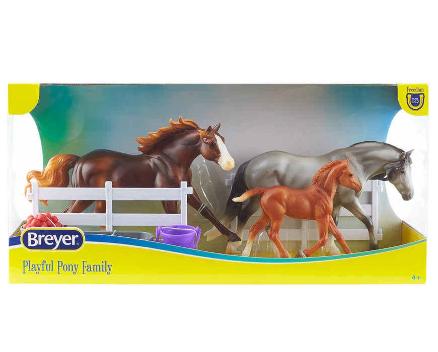 Breyer Horse #10229 Playful Pony Family Set - Brand New!