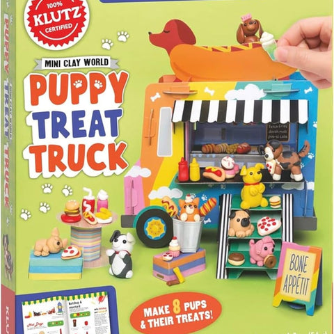 Mini Clay World Puppy Treat Truck Book and Activity Kit by Klutz