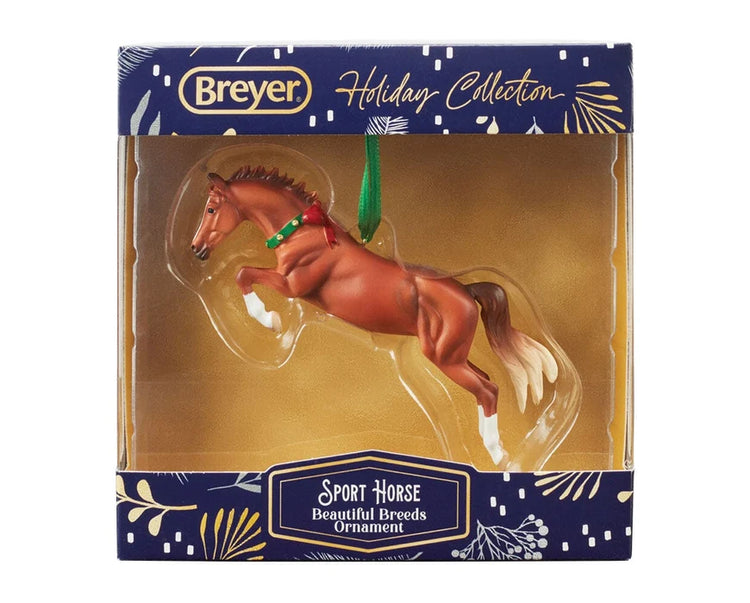 Breyer Holiday Collection #10539 Sport Horse | 2026 Beautiful Breeds Ornament - Brand New!