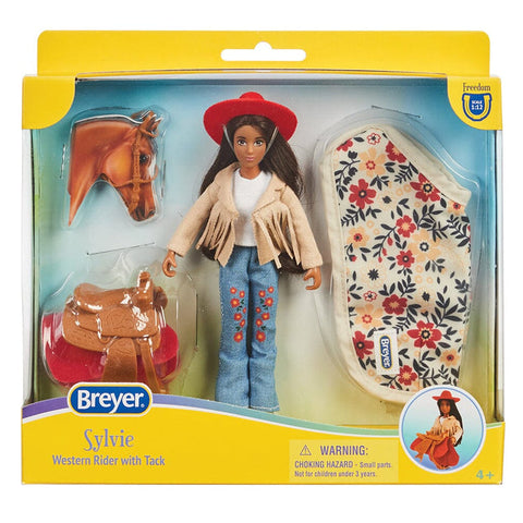 Breyer Freedom Series #10719 Sylvie Western Rider and Tack - Brand New!