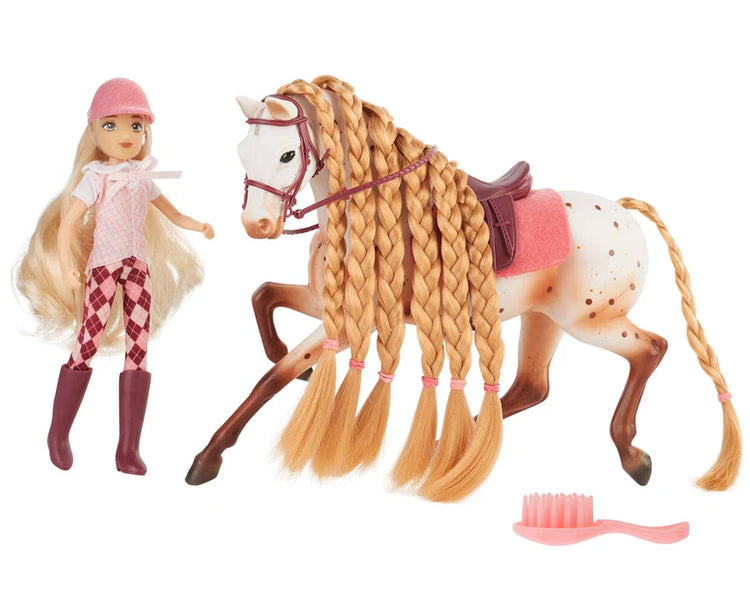 Breyer Freedom Series #10652 Tess & Birdie - English Rider with Horse - Brand New!