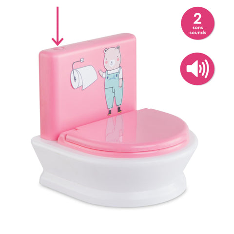Corolle Dolls #140480 Interactive Toilet for 12
