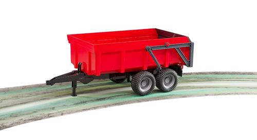 Bruder #02211 Tipping Trailer - Red - New Factory Sealed