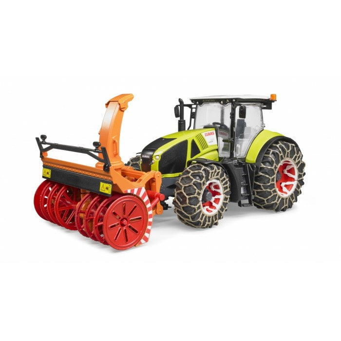 Bruder #03017 CLAAS Axion 950 with Snow Chains and Snow Blower #3017