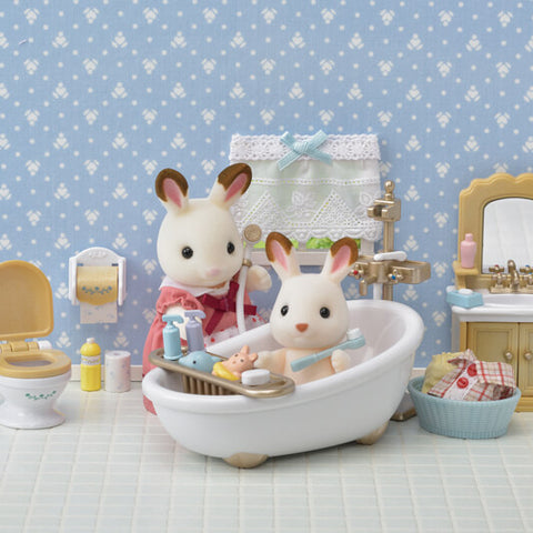 CALICO CRITTERS #CC1748 Country Bathroom Set - New Factory Sealed