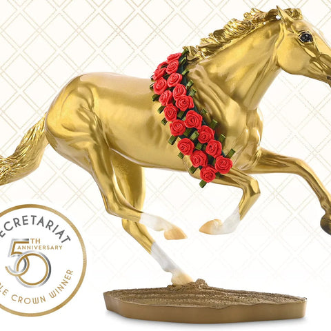 BREYER TRADITIONAL HORSES #1874 Secretariat 50th Anniversary Triple Crown Winner NEW!