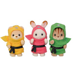 CALICO CRITTERS #CF1948 Baby Ninja Trio NEW!