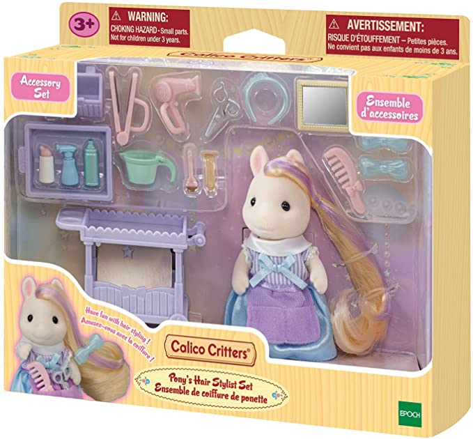 CALICO CRITTERS #CC1972 Pony's Hair Stylist NEW!